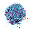 Cotton Candy Mixed Glitter, Pink and Blue Solvent Resistant Glitter