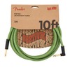 Fender Festival Hemp - Cable de instrumento para guitarra, accesorios