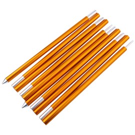 2pcs 19mm Aluminum Alloy Camping Tent Pole Support Replacement Kit 6.5ft/pc