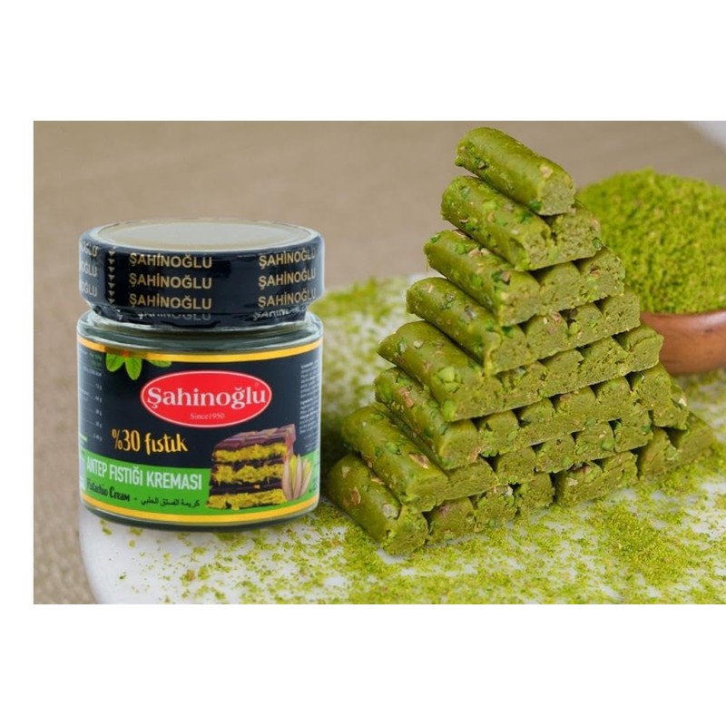 Pistachio Cream, 7.76 oz, Pistachio Butter, Turkish Cream Spread for