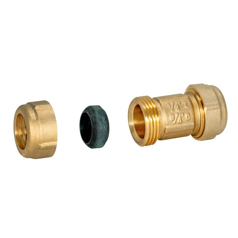EZ-FLO 20523LF Short Pattern Compression Coupling, 1/2 inch IPS x