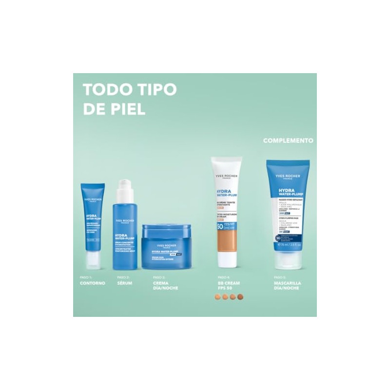 YVES ROCHER DUO PACK Hydra Water Plump 2 Cremas da
