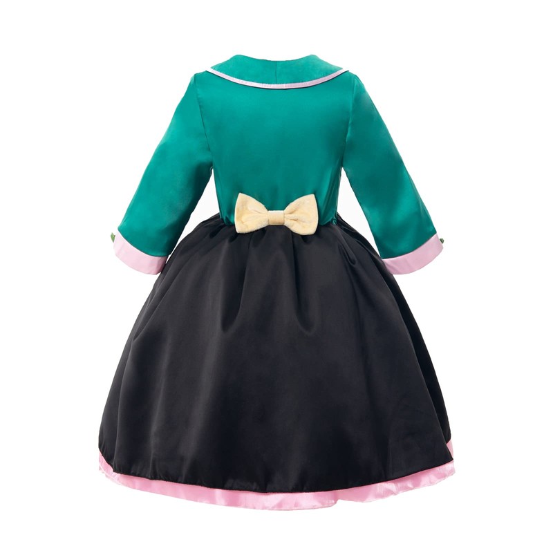 LTAKK Mad Hatter Cosplay Costume Girls Halloween Kids Costume Full