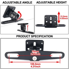 xitomer GPS Mount Bracket Fit for Grom MSX125 2013-2021 / AFRICA TWIN CRF1100L, MT-09/FZ-09 14-22 / XJR 1300 Navigator Mount DR-Z400SM / GSX-S750, Z800, F850GS S1000XR and so on