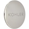 KOHLER Overflow Cap for Iron Plains Bathroom Sinks, Vibrant Polished