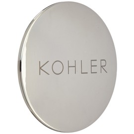 KOHLER Overflow Cap for Iron Plains Bathroom Sinks, Vibrant Polished Nickel