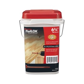 FastenMaster FlatLOK No. 14 x 6-3/4 in. L #40 Torx Tap Flat Head Epoxy Carbon Steel Wood Screws