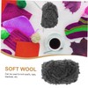 jojofuny 2PCS Imitation Wool Super Fur Yarn Fluffy Faux Fur