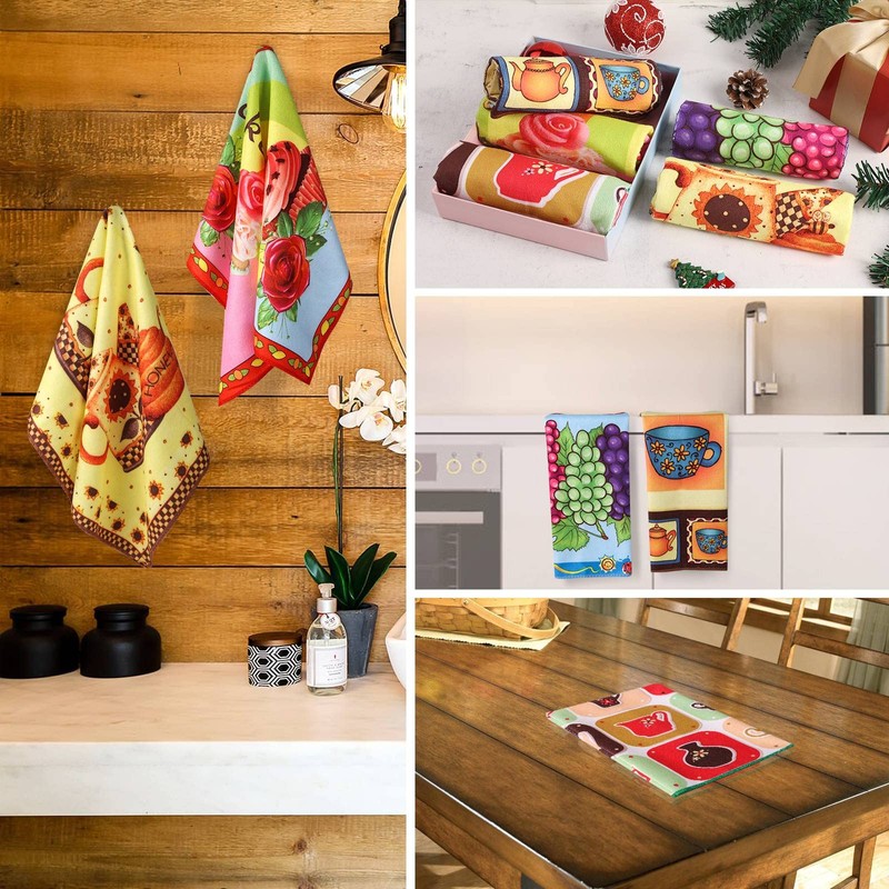 Autilify Tea Towels – 100% Cotton Kitchen Tea towels- Pack