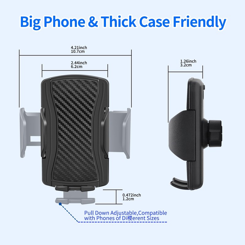 YIXKTUKEKE Car Phone Holder for 2014-2016 Mazda 3/2016-2021 CX-3（7 inch