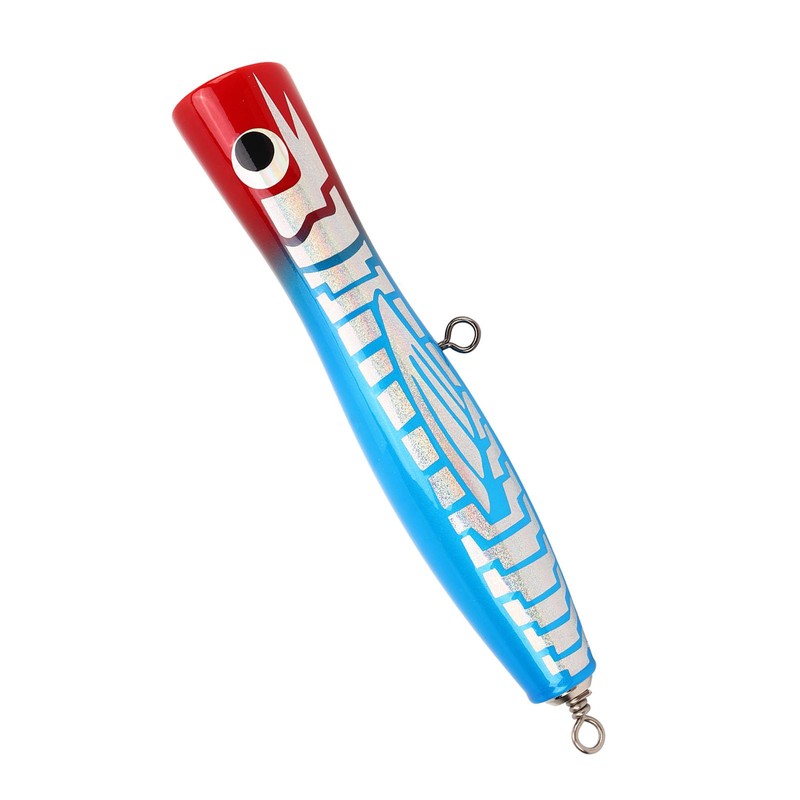 Popper Fishing Lure, GT Popper Smooth Surface Basswood 7.1" 3
