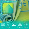 back zip Keenon Sports Microfibre Towel with Carabiner Roll -