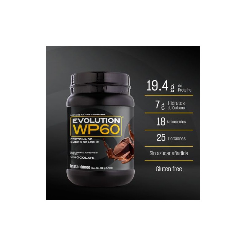 Evolution WP60 Proteína de Suero de Leche Microfiltrada