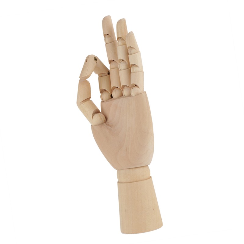 Women Hand Body Artist Model Jointed Articulated Wood Sculpture Mannequin