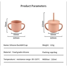 Trainer Sippy Cup for Babies and Toddlers – BPA-Free | Leak-Resistant with Twist-Off Lid and Soft Silicone Straw – 3.2 oz | Food-Grade | 6 Months+ | 1 Pack