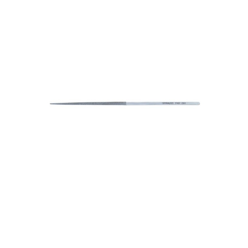 Strauss Needle File, Diamond Grit, Round, Coarse, 160mm Length, 3.0mm