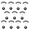 LadFath 720pcs Fishing Rubber Bobber Stoppers, 6 in 1 Bobber