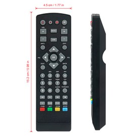 AULCMEET Replacement Remote Control Compatible with Skymaster Digital Satellite Receiver DXH240 DXH290 DXH300 XHD210 XHD270