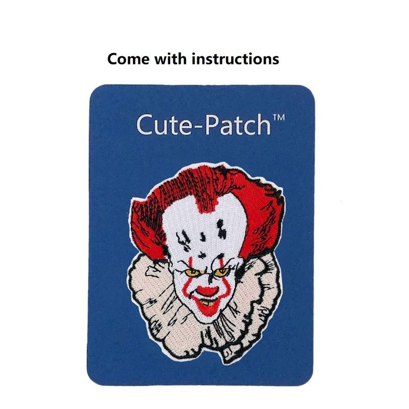 Clown Embroidered Iron on Patch for T Shirt Cap Backpack