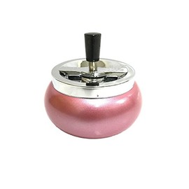 Fe.s.s. Prodcuts FESS 5.5" Pink Metallic Large Spinning Ashtray