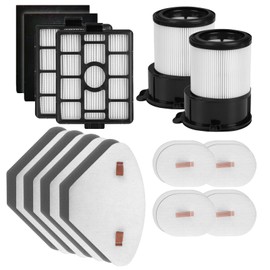Replacement for Shark IP3251, IP3251C, 2 PACK Auto-empty Dock Hepa Filter + 4 PACK Pre-motor Filter Assembly & 2 PACK Handheld Vacuum Post-motor Filter+ 4 PACK Pre-moter Filters