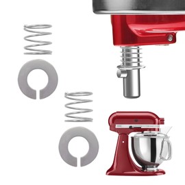 Stainless Steel Spring and Washer Fit Compatible with Kitchen Aid Stand Mixer 4.5/5/6/7 Quart, Mixers Accessories