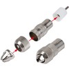 Pencilupnose 2 Pack 1x Male 1x Female Coaxial Co-Axial TV