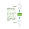 Green Sippy Cup Bottle Adapter Fits Standard Water Bottles Bpa