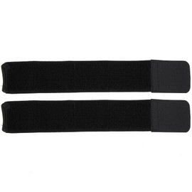 Tbest Soporte Fijo para Espinilleras Cinta,Correa para Espinilleras,Espinilleras para Fútbol,Cierre de Cinta de Vendaje Fijo,Espinillera,Correa Deportiva Elástica Ajustable(Negro)