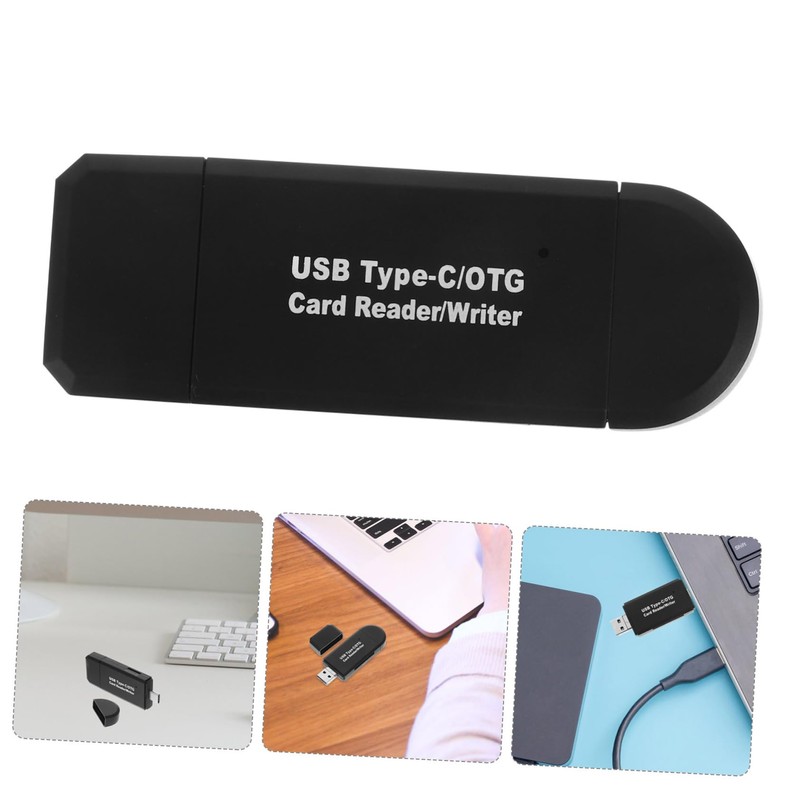 LABRIMP USB C Portable Memory Reader OTG Card Writer for