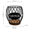 Coffee Pod Holders Storage Basket for Kitchen Counter and Office