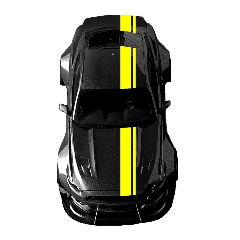 Double 2 and 8 Inch Offset Vinyl Racing Stripes Fits