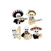 ARFUKA Pack of 5 Brooches Skeleton Brooch Pins Lapel Pin