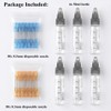 No-Clean Airbrush Accessories Kit - 6-Piece Paint Bottles & 100