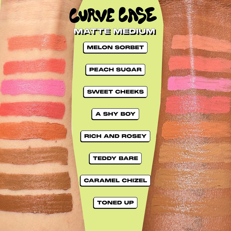 Made by Mitchell | Curve Case Matte Cream Blusher Palette