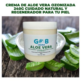 Crema De Aloe Vera Ozonizada - Gob - 240 G Neutra