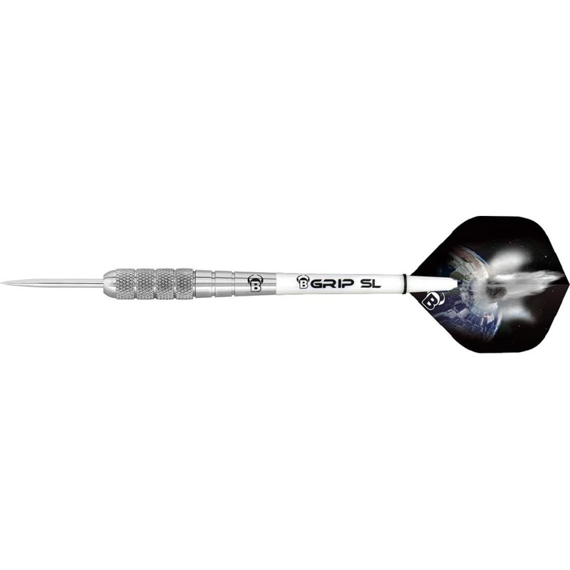 Bulls Unisex_Adult 26g Meteor Mt10 Steel Dart 26 g, Silver/White