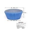 Gcardist Mini Muffin Cases Cupcake Cups Food Grade 6 Solid