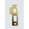 3-1/4" Satin Brass Door Strike Plate Latch for Mortise, Antique, Vintage, Replacement Solid Brass
