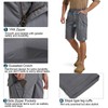 Hiwise Men's Stretch Cargo Shorts Lightweight Water Resistant Hiking Shorts