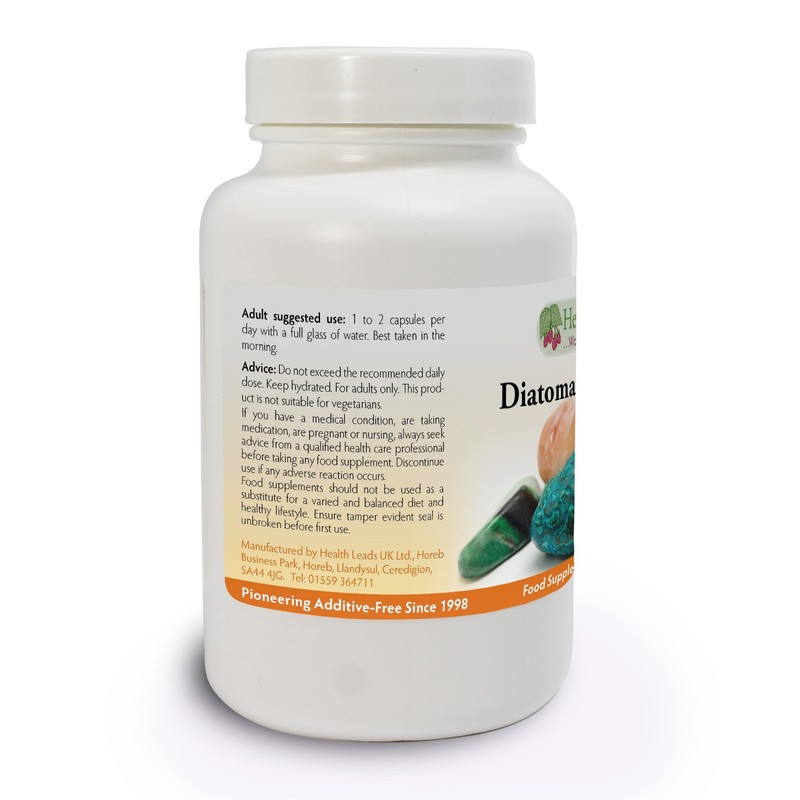 Diatomaceous Earth 400mg x 100 Capsules (Pure Fresh Water Sourced
