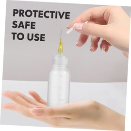 VILLFUL Fine Tip Glue Bottle 6 Sets Precision Squeeze Bottles Glue Applicator Easy Squeeze Design