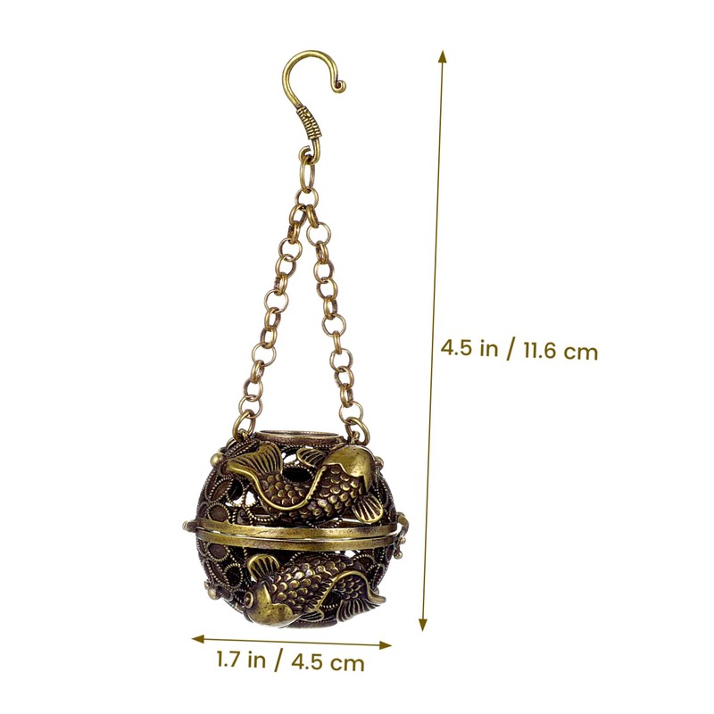 VINTORKY Aromatherapy Ball Pendant Hanging Incense Burner Home Decoration Incense