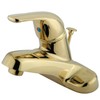 Kingston Brass KB542B Single-Handle 4 in. Centerset Bathroom Faucet, Polished