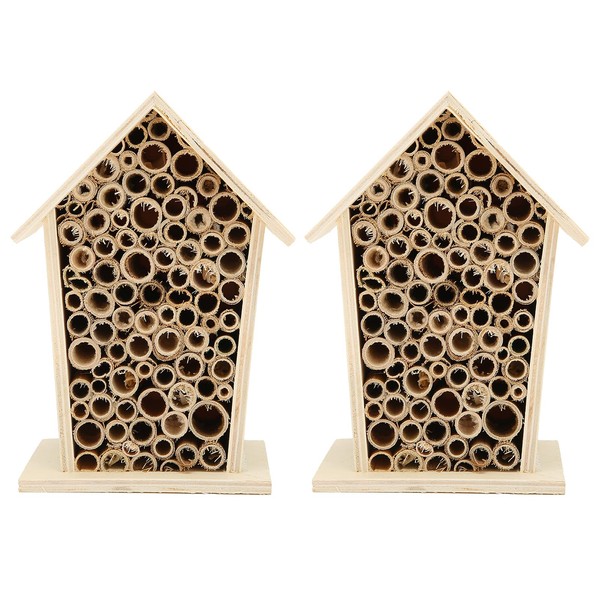 Bee Hotel, House Looks Great for Native Pollinator Bees. for Garden Decoration