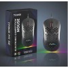 DIERYA M1SE Wired Gaming Mouse with Honeycomb Shell, 12800DPI Optical