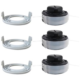 3-Pack Replacement Spool with Base Cover for Stihl Autocut C3-2 Trimmer Head fits for FSA 57 Weed Eater Trimmer Spool Replaces 4009 710 4305 by YTXXDEUS