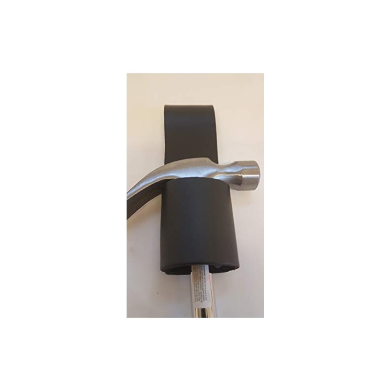 Black Strong Heavy Duty BBI Leather Hammer Holder Scaffolders Work