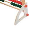Constructive Playthings Giant Standing Wooden Abacus for Kids, Oversized Wood