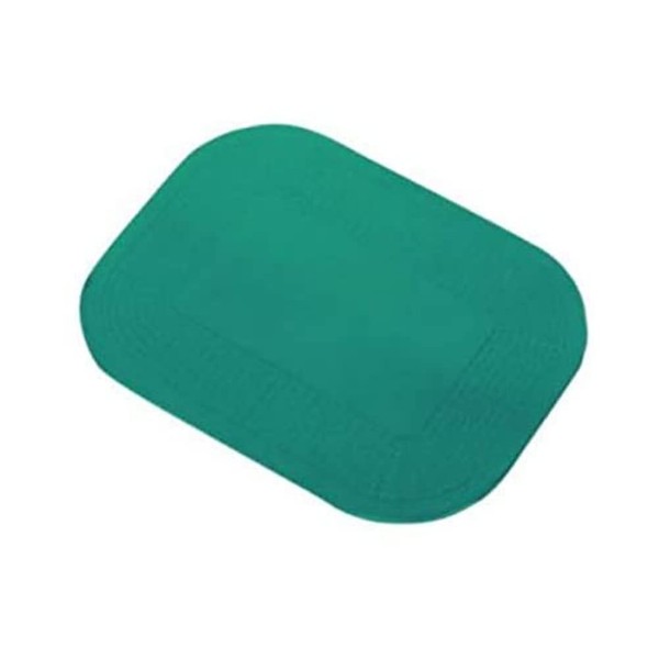 Dycem Non Slip Rectangular Pad 25 x 18 cm, Green, Precut Adhering Pad, Grip Assistance, Non-Toxic, Prevents Objects From Sliding or Rolling, Ideal for Cups, Plates, and Eating Utensils